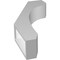 Ekena Millwork 3 1/2-in. W x 12-in. D x 24-in. H Legacy Architectural Grade PVC Knee Brace BRCP035X12X24LEC - alternate 6